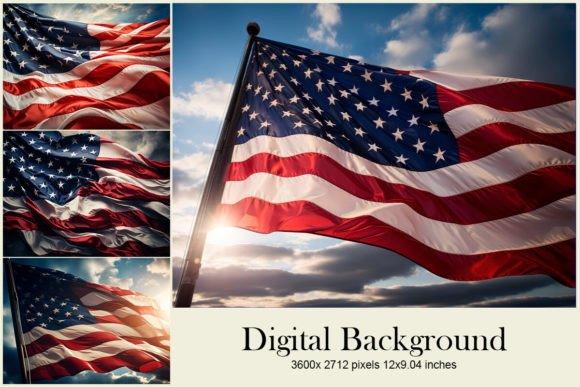 Download Patriotic USA American Flag Background - Premium Resources