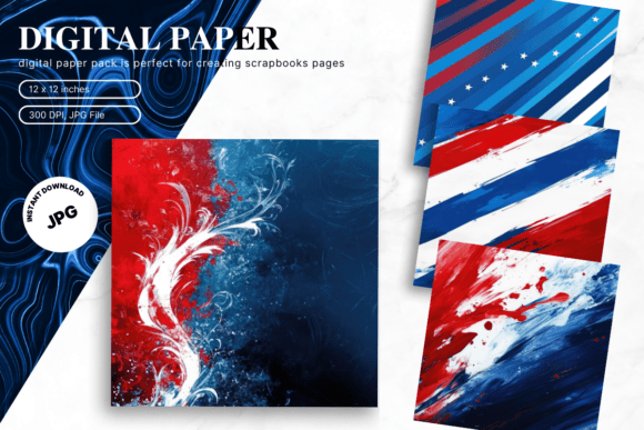 Download Patriotic USA American Flag Background - Premium Resources