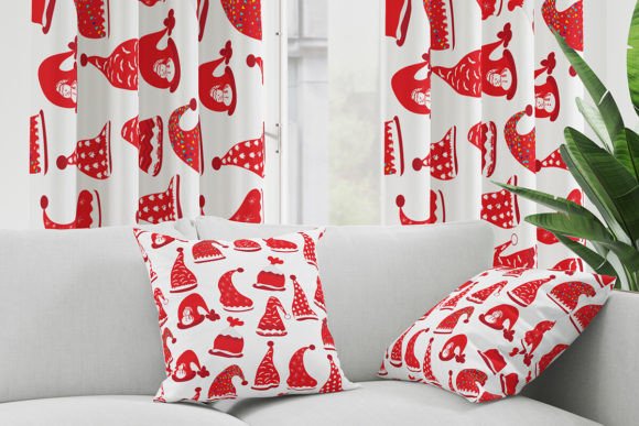 Download Seamless Pattern with Christmas Hat - Christmas hat Collection