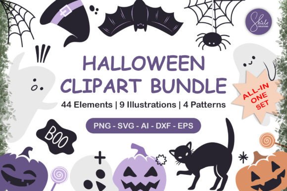 Download Halloween Clipart Bundle - Clipart bundle Collection