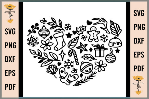 Download Heart Christmas Symbols Svg - Heart christmas Collection