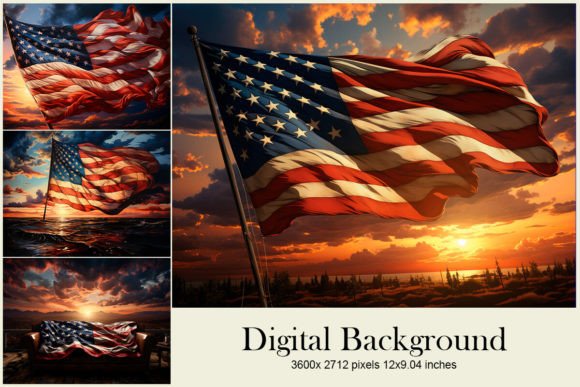 Download Patriotic USA American Flag Background - Premium Resources