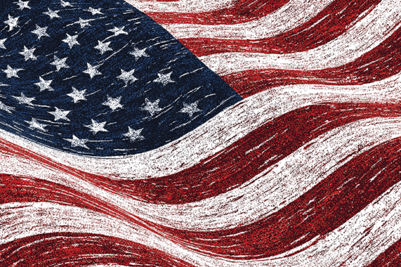 Download Vintage American Flag Background - Premium Resources